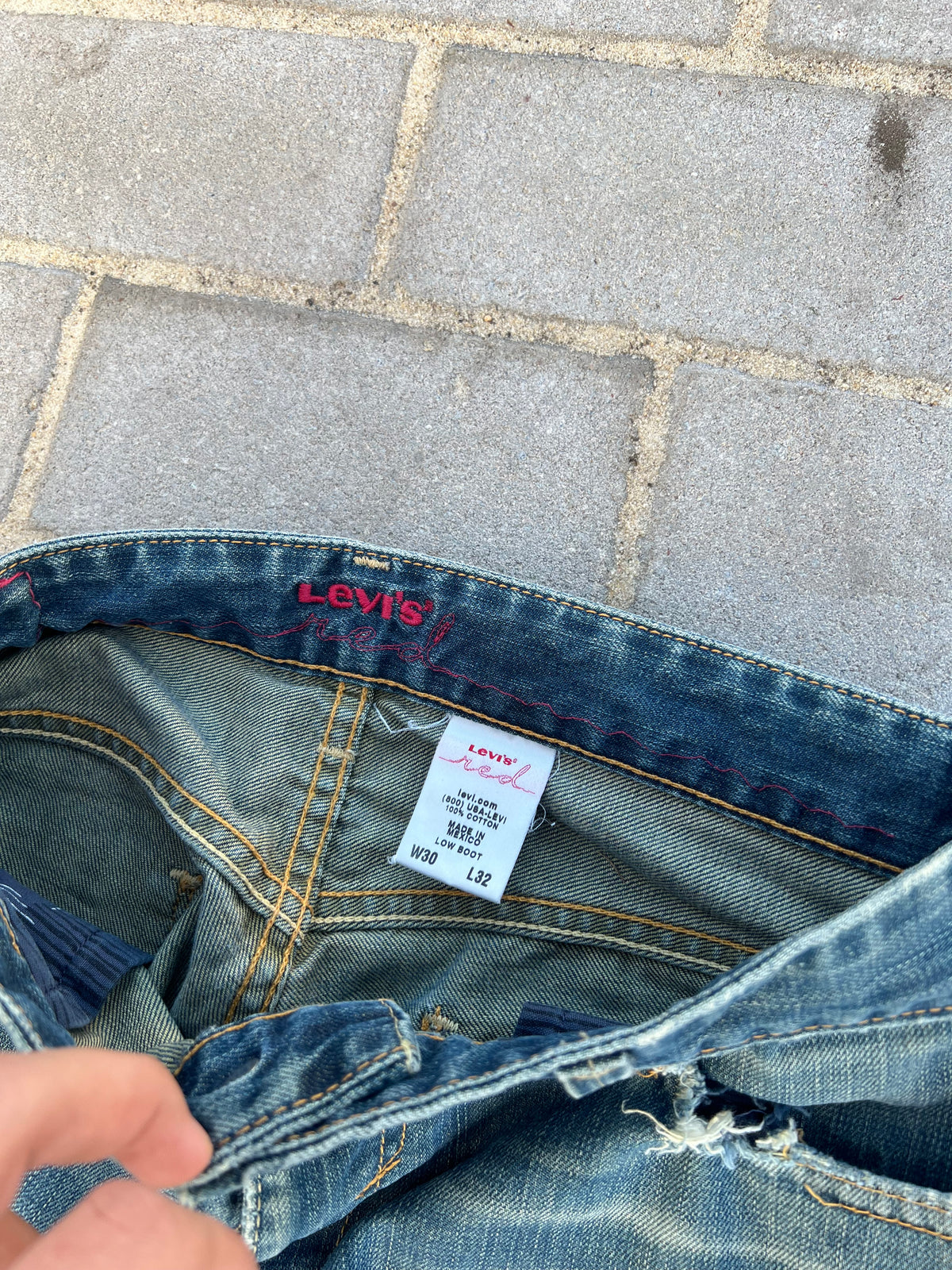 Rare Levi's 507 Low Bootcut Jeans W30 L32