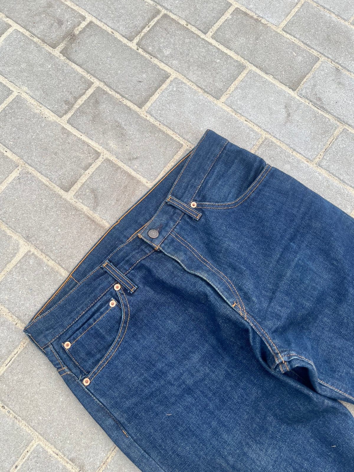 Rare Levi's 516 Flared Bootcut Jeans Marine W33 L34