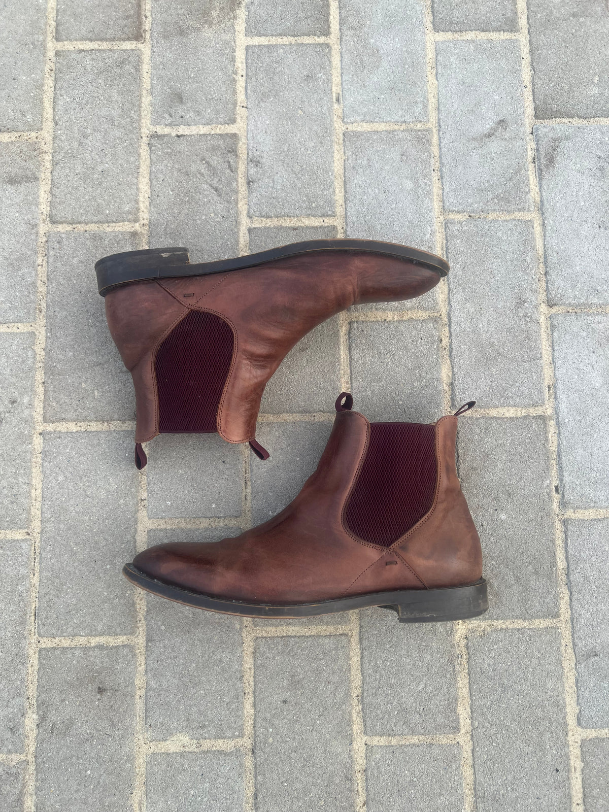 Vintage Leather Chelsea Boots EU 44