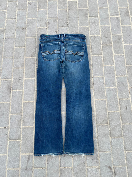 Diesel Zatiny Bootcut Jeans Washed Blue W31 L32