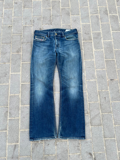 Diesel Zatiny Bootcut Jeans Washed Blue W31 L32