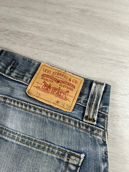 Levi's 512 bootcut Jeans raw hem W31 L32