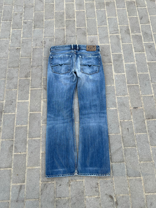 Diesel Zatiny Bootcut Jeans Denim Blue W31 L32