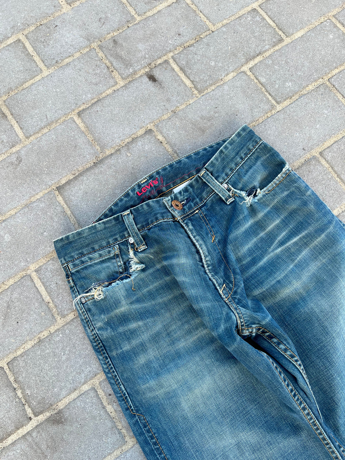 Rare Levi's 507 Low Bootcut Jeans W30 L32