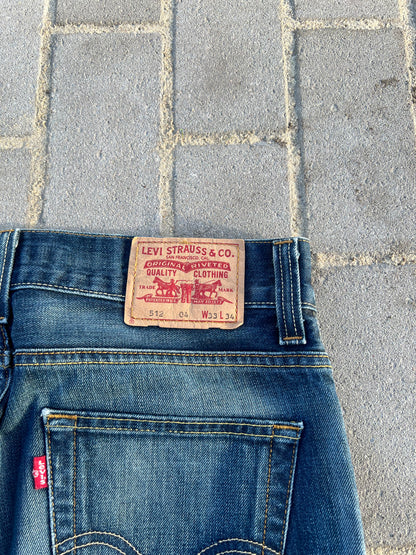 Levi's 512 Bootcut Jeans W33 L34