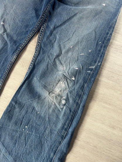 Levi's 512 bootcut Jeans paint splatter W30 L28