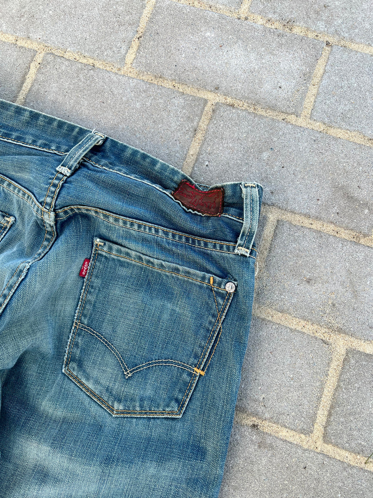 Rare Levi's 507 Low Bootcut Jeans W30 L32