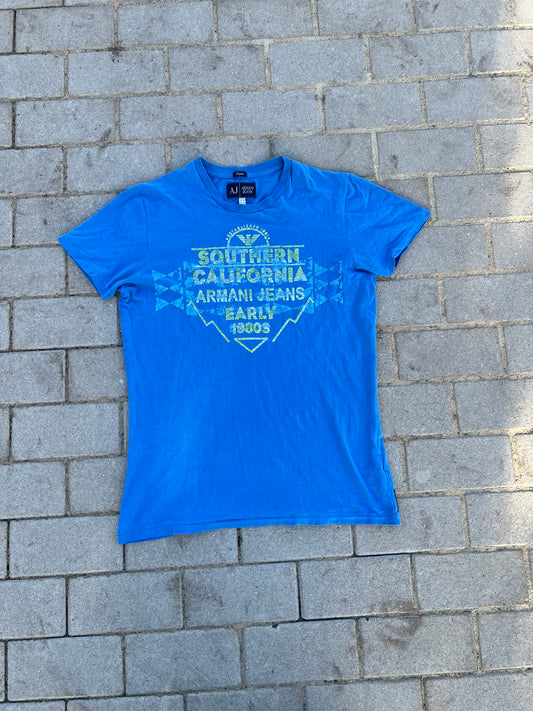 Armani Jeans Southern California print tee M