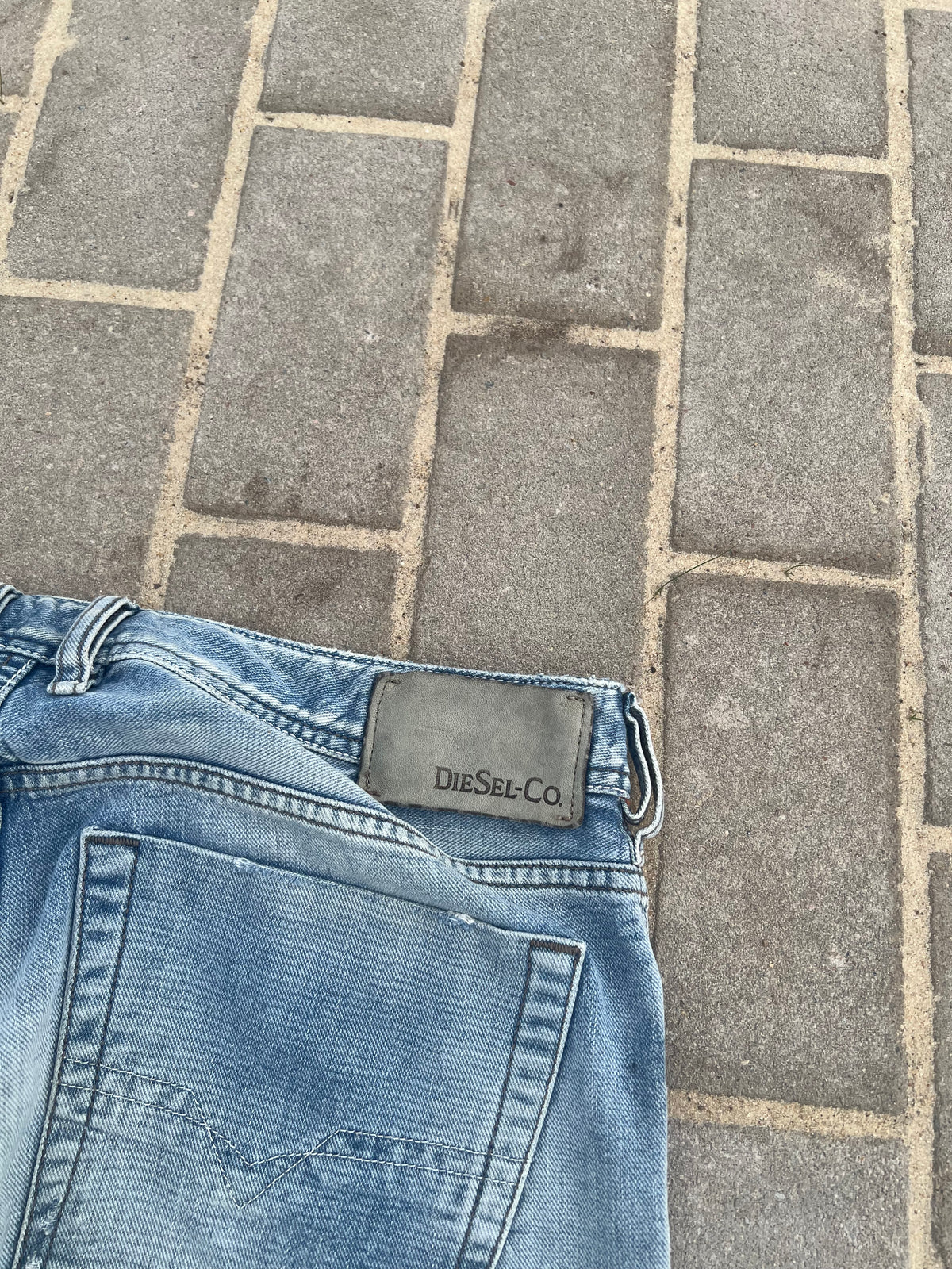 Diesel Zatiny Slim Bootcut Jeans Light Blue W33 L33