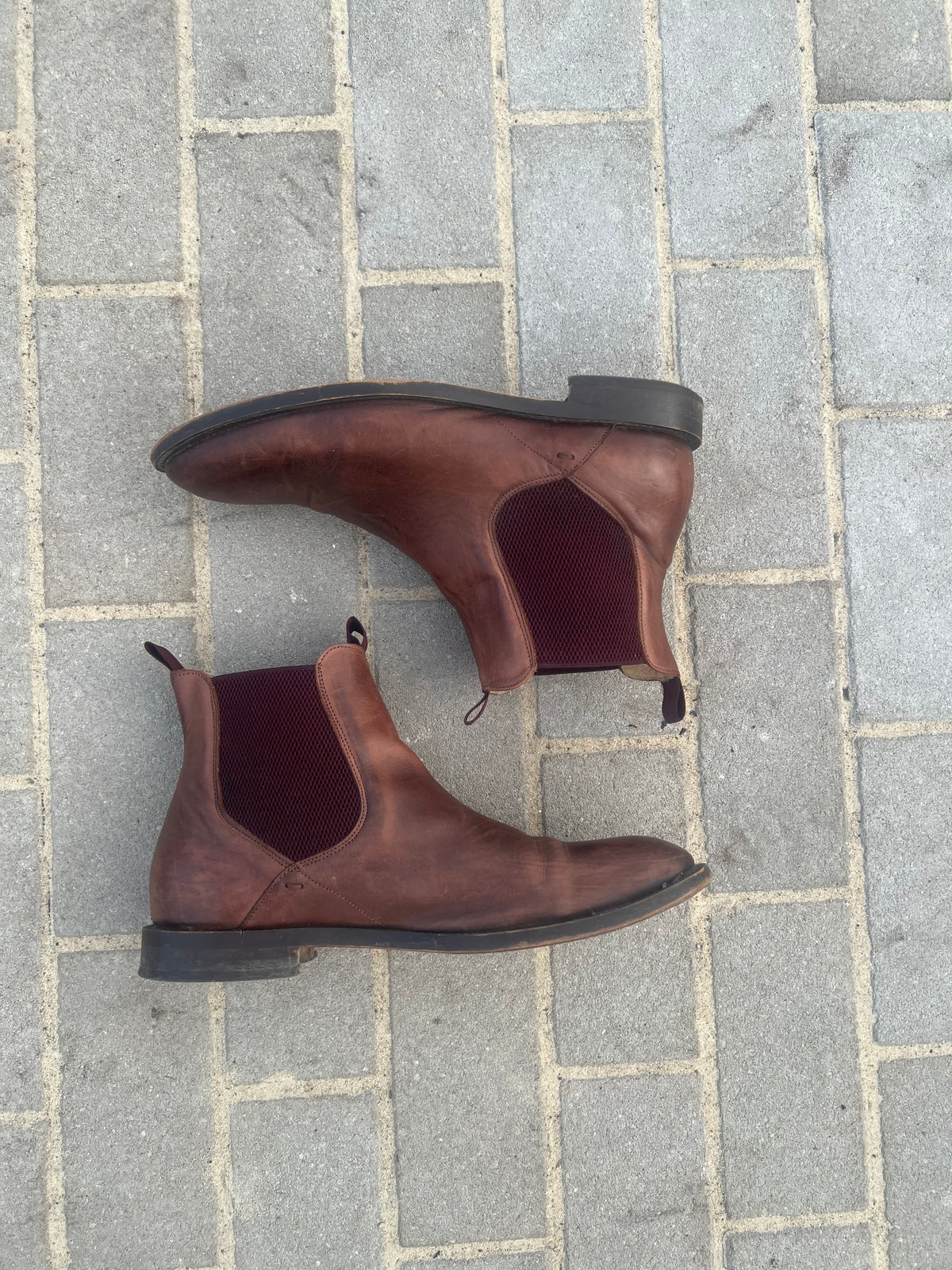 Vintage Leather Chelsea Boots EU 44