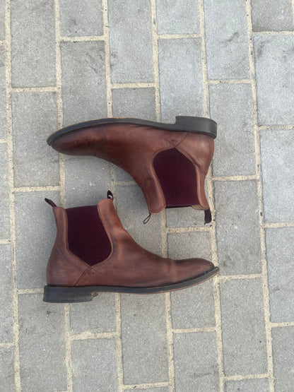 Vintage Leather Chelsea Boots EU 44