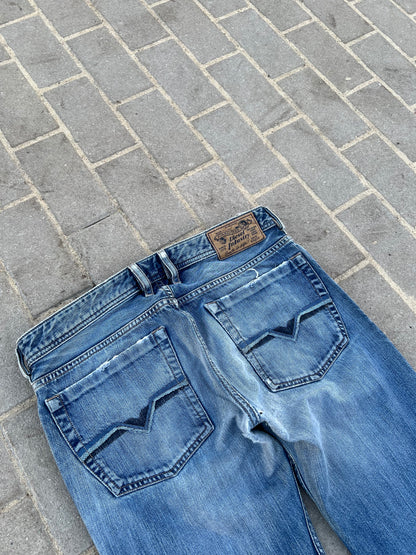 Diesel Zatiny Bootcut Jeans Denim Blue W31 L32