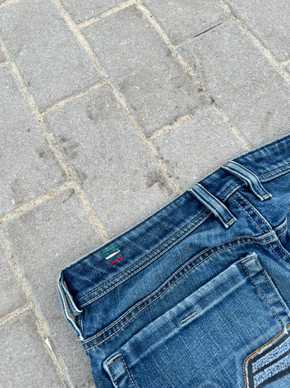 Diesel Zatiny Bootcut Jeans Washed Blue W31 L32