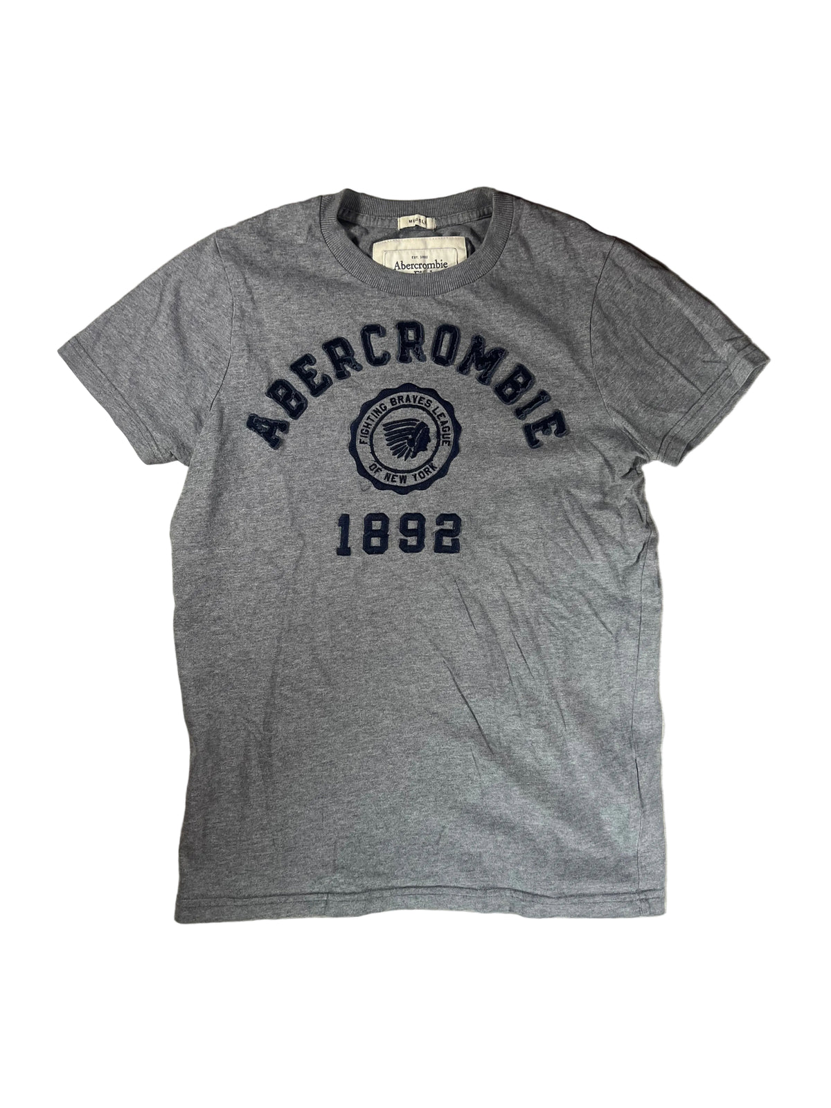 Abercrombie & Fitch Fighting Braves League muscle fit tee S