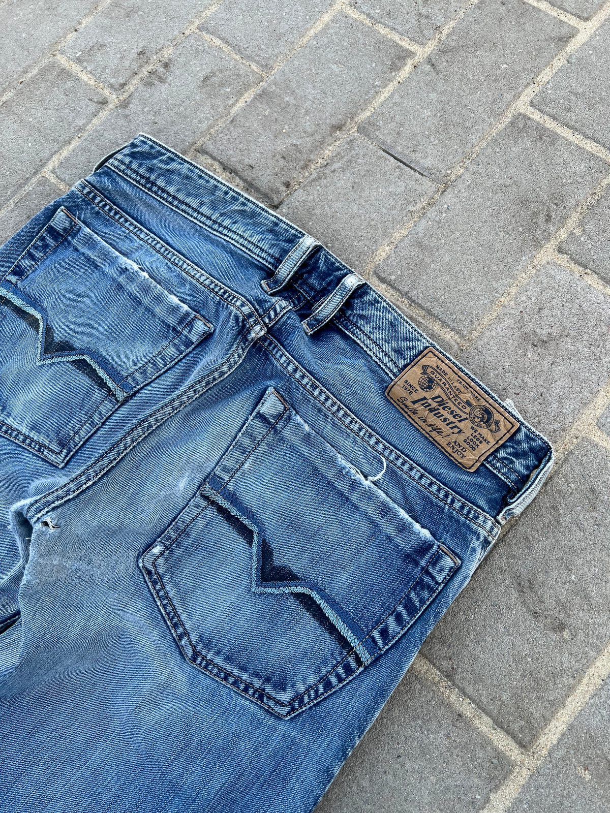 Diesel Zatiny Bootcut Jeans Denim Blue W31 L32