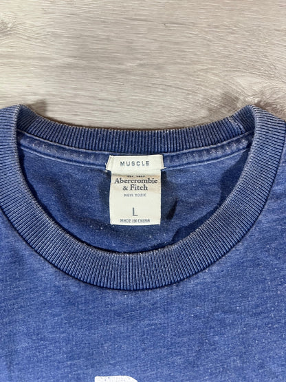 Abercrombie & Fitch 2000e logo muscle fit tee L