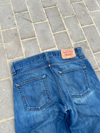 Levi's 512 Bootcut Jeans Washed Blue W31 L34