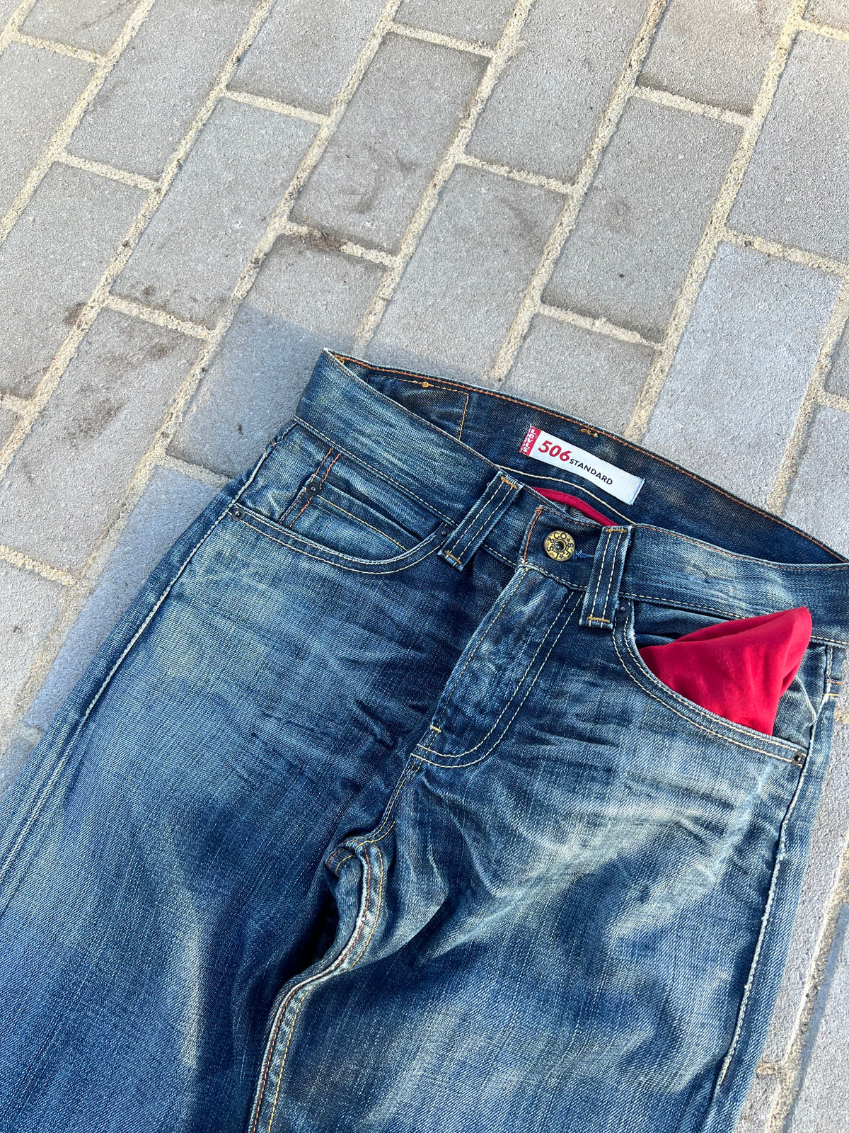 Levi's 506 Straight Bootcut Jeans W28 L30