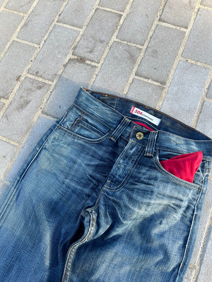 Levi's 506 Straight Bootcut Jeans W28 L30