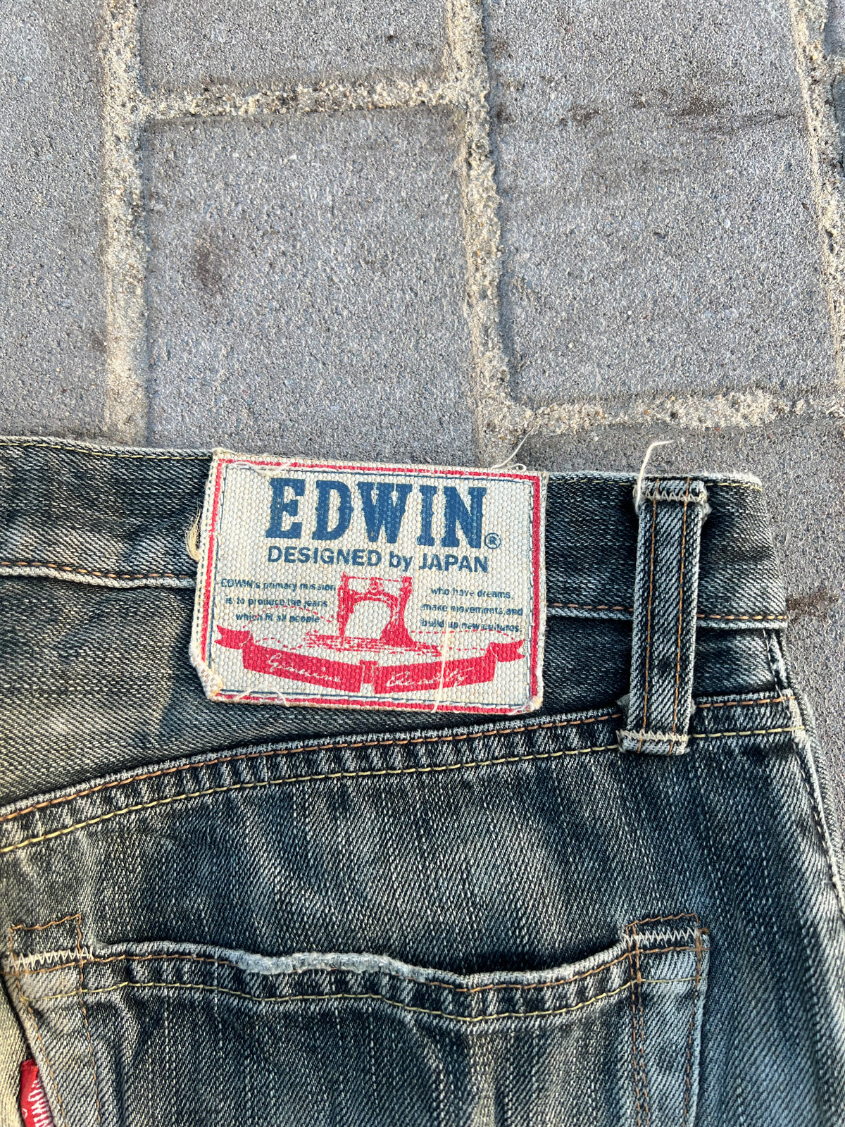 Edwin Straight Jeans Dark Wash W29 L32