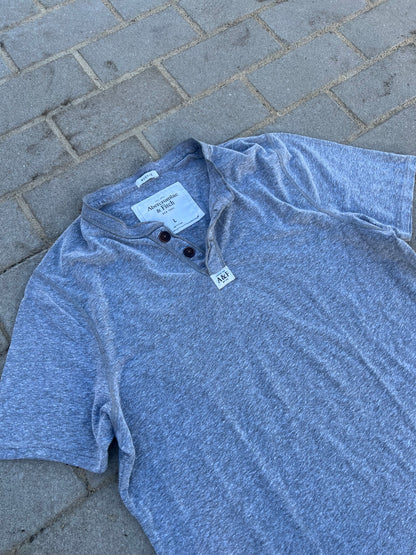 Abercrombie & Fitch Grey Henley L