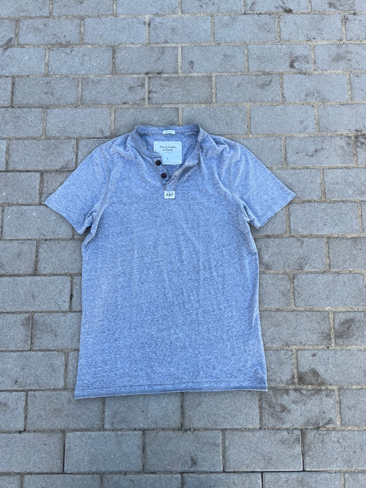 Abercrombie & Fitch Grey Henley L