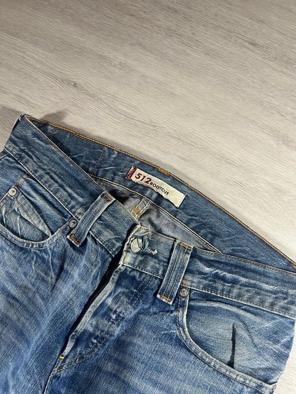 Levi's 512 bootcut Jeans paint splatter W30 L28