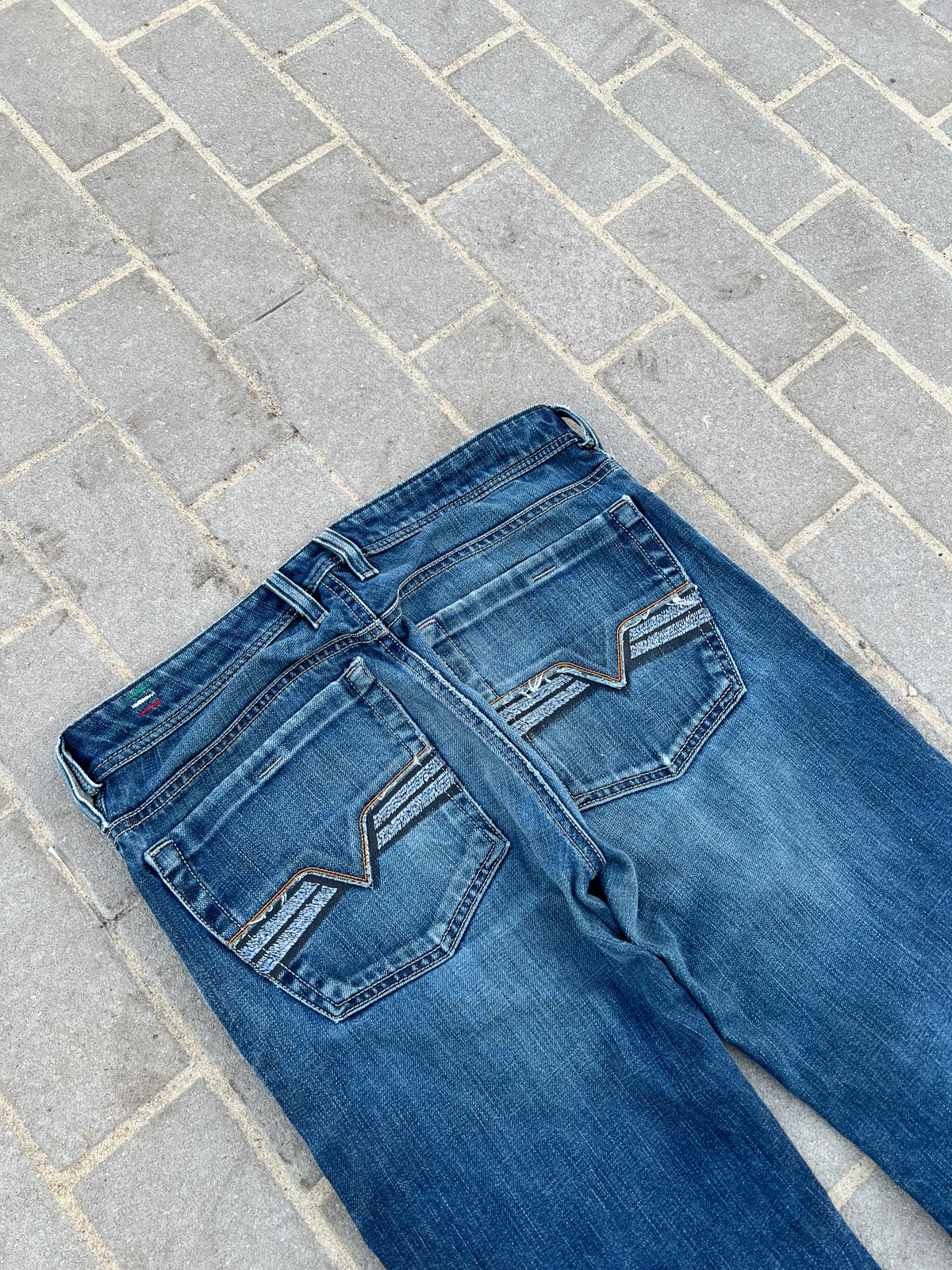 Diesel Zatiny Bootcut Jeans Washed Blue W31 L32