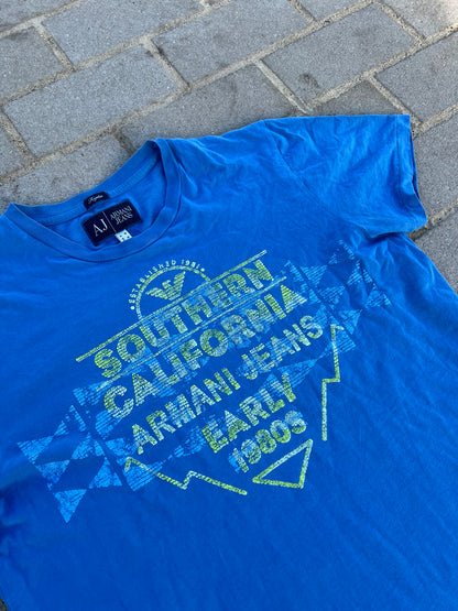 Armani Jeans Southern California print tee M