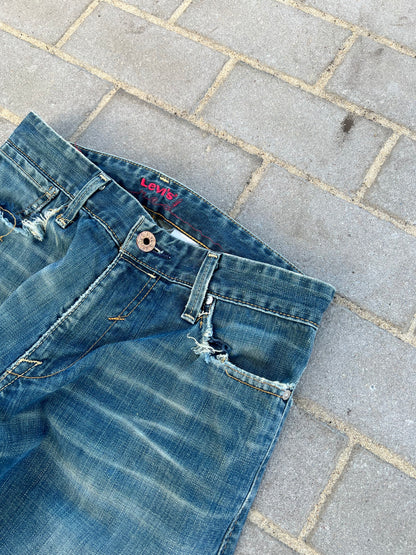 Rare Levi's 507 Low Bootcut Jeans W30 L32