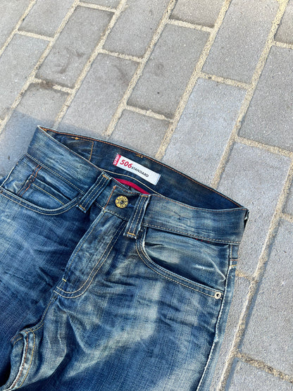 Levi's 506 Straight Bootcut Jeans W28 L30