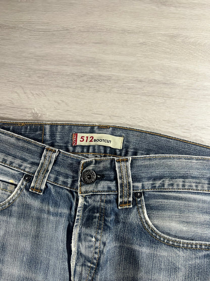 Levi's 512 bootcut Jeans raw hem W31 L32
