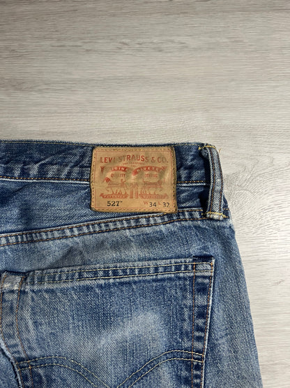 Levi's 527 slim bootcut Jeans distressed W34 L32