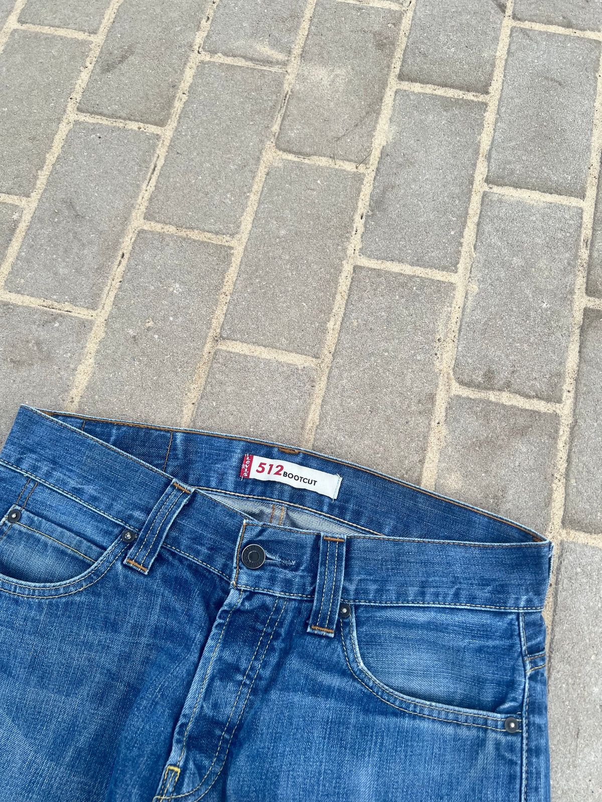 Levi's 512 Bootcut Jeans Washed Blue W31 L34