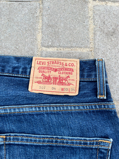Levi's 507 Regular Bootcut Jeans W33 L34