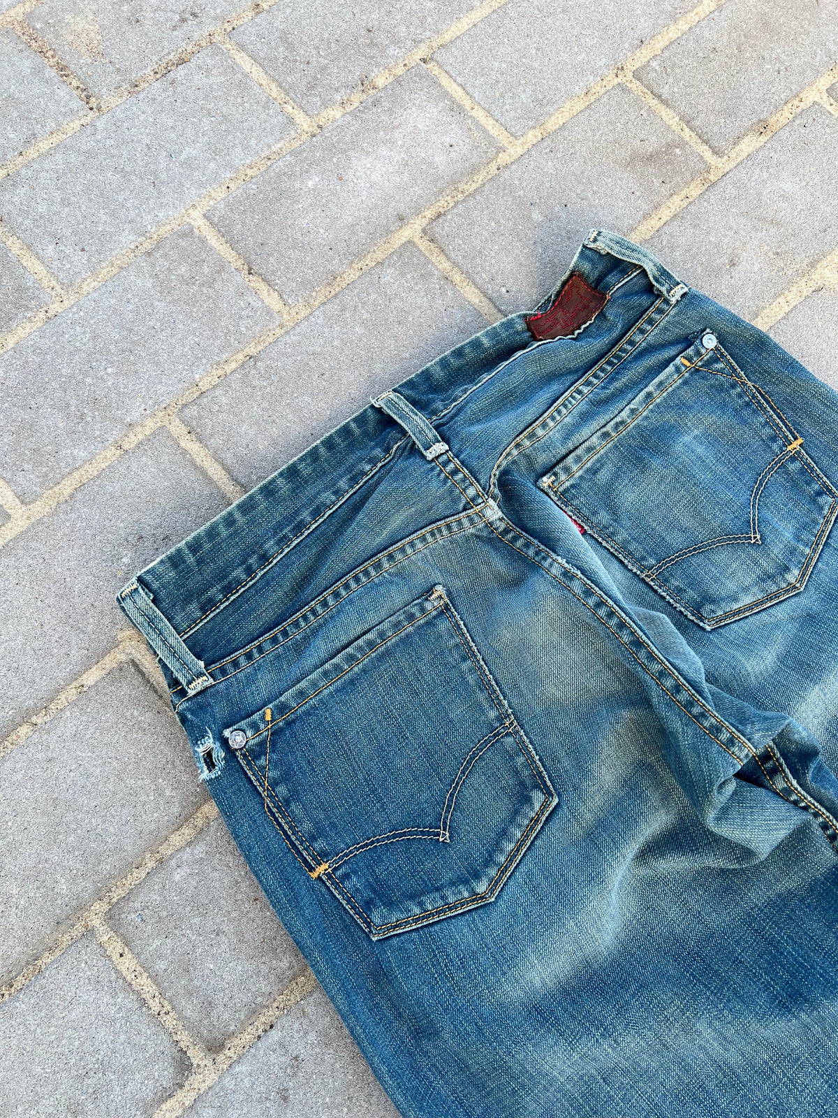 Rare Levi's 507 Low Bootcut Jeans W30 L32