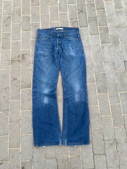 Levi's 512 Bootcut Jeans Washed Blue W31 L34